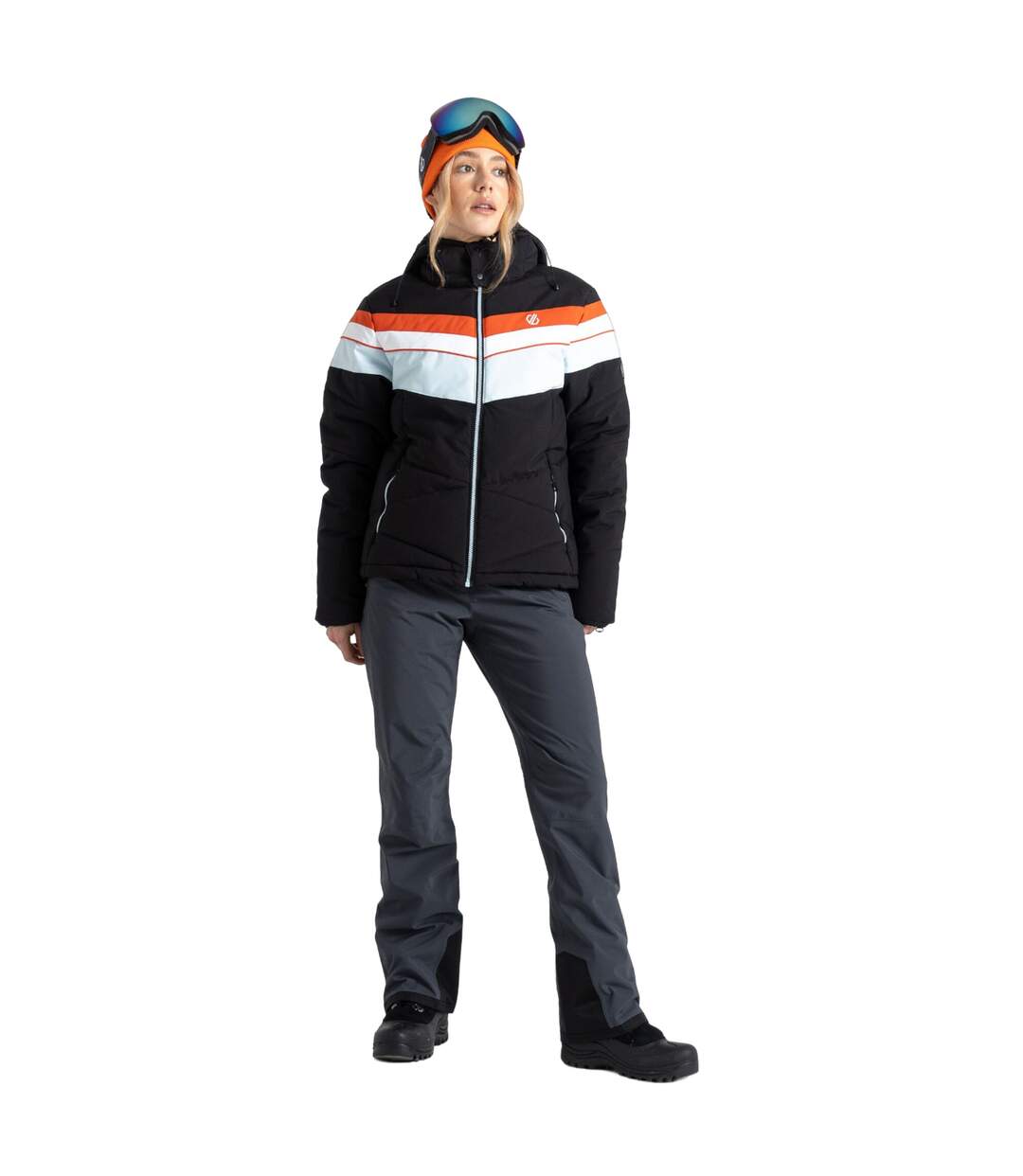 Blouson De Ski Powder Femme Noir Bleu Courtisan Dare 2B-1