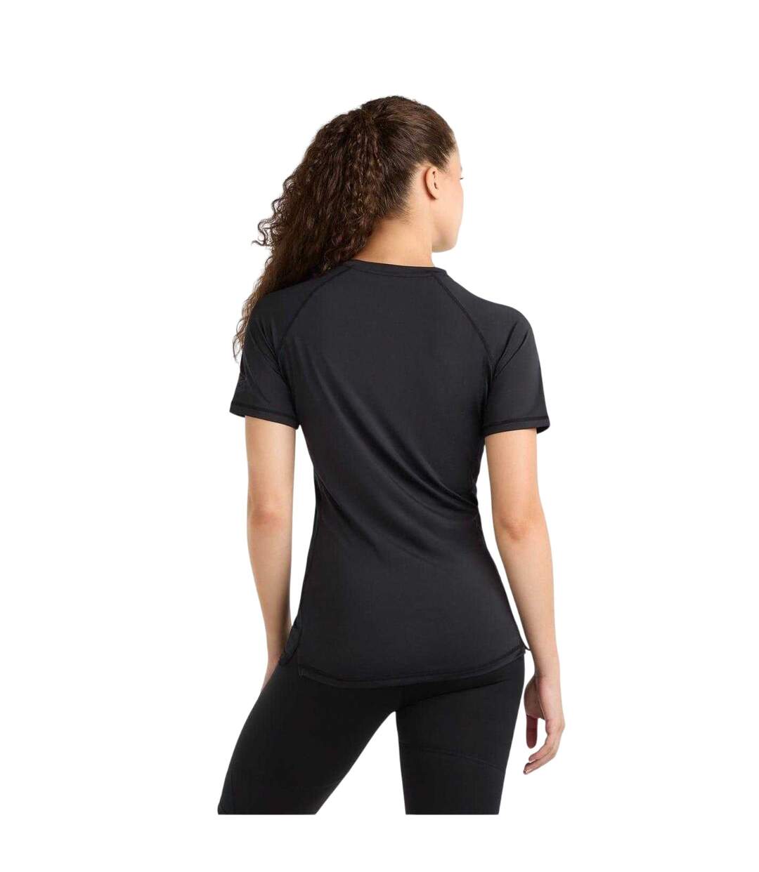T-shirt Manches Raglan Femme Noir Umbro-3
