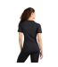 T-shirt Manches Raglan Femme Noir Umbro-3