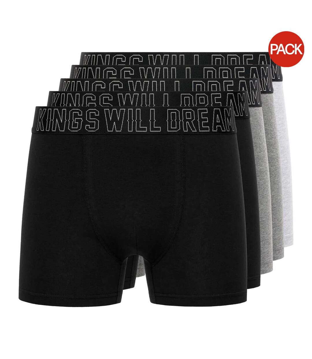 Pack Of 5  Mens Kingsport Boxer Shorts  Multicoloured Kings Will Dream-1