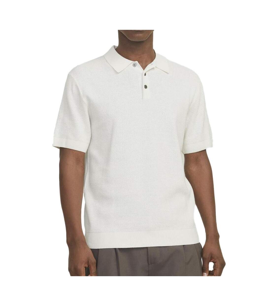 Polo blanc homme jack & jones cooper-1