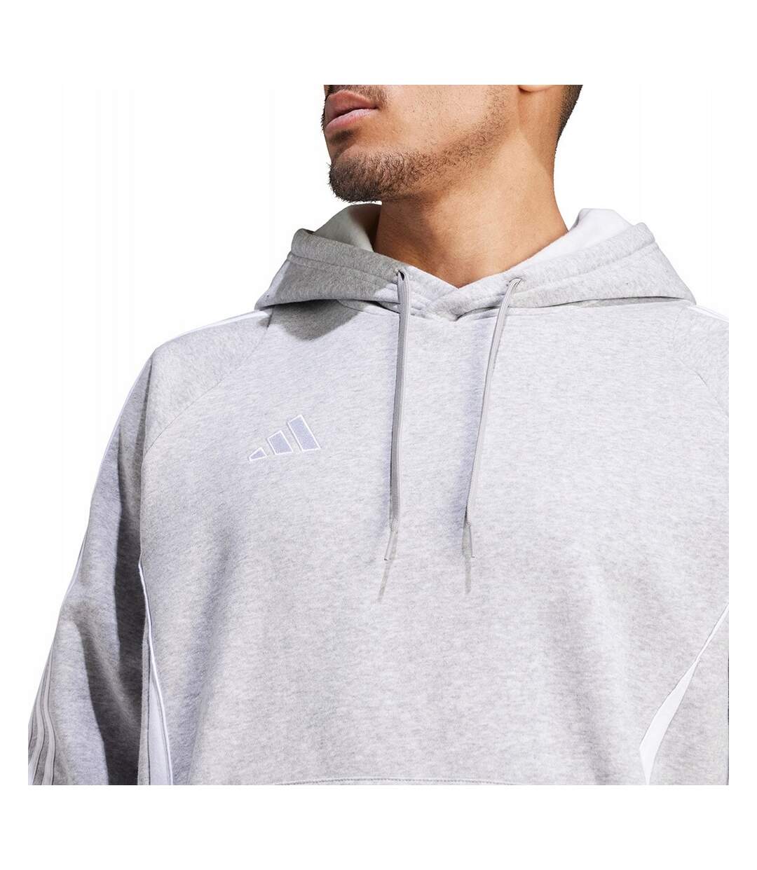 Sweat À Capuche Tiro Homme Gris Adidas-4
