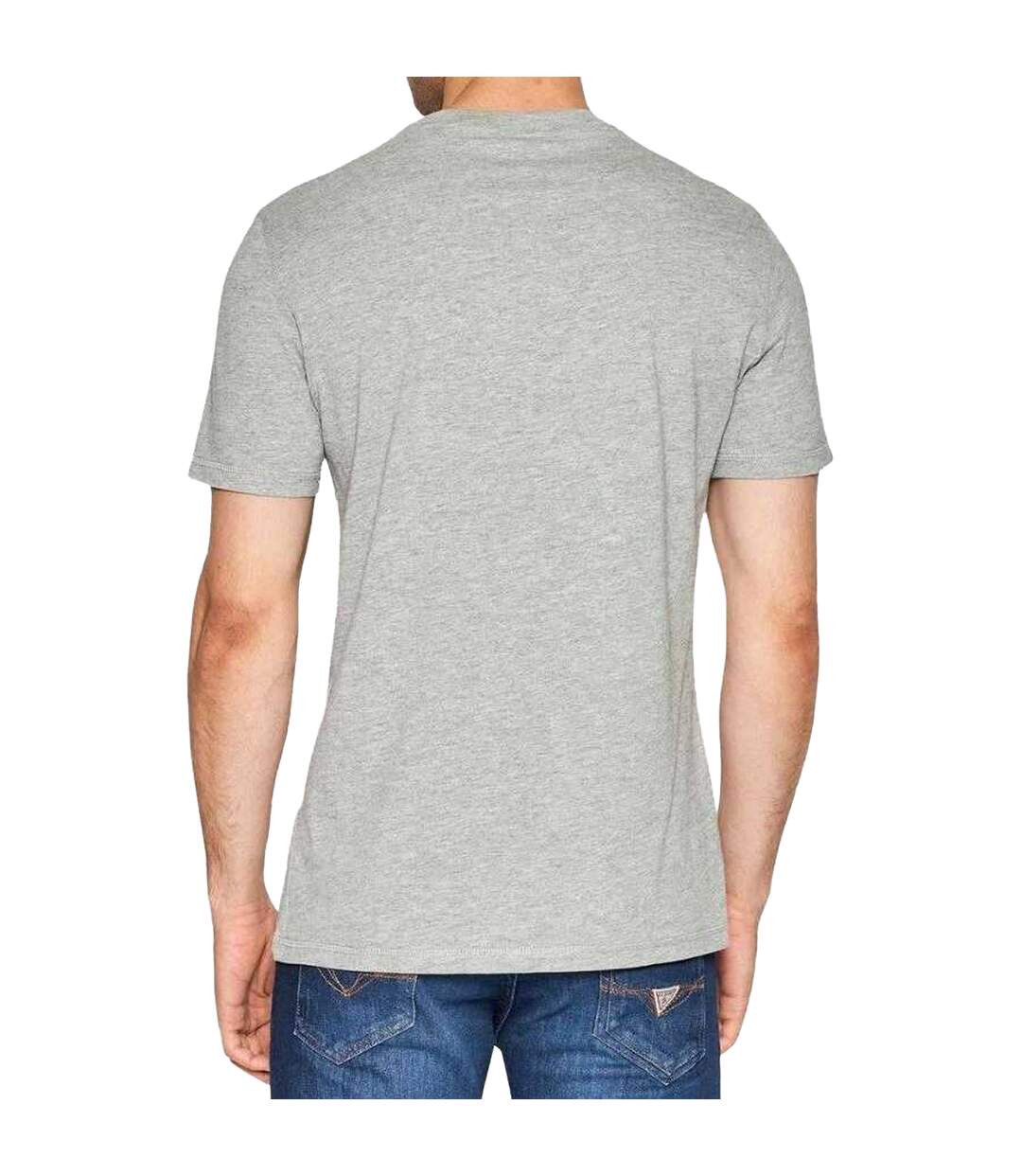 T-shirt Manches Courtes Motif/style Logo Homme Gris Guess-4