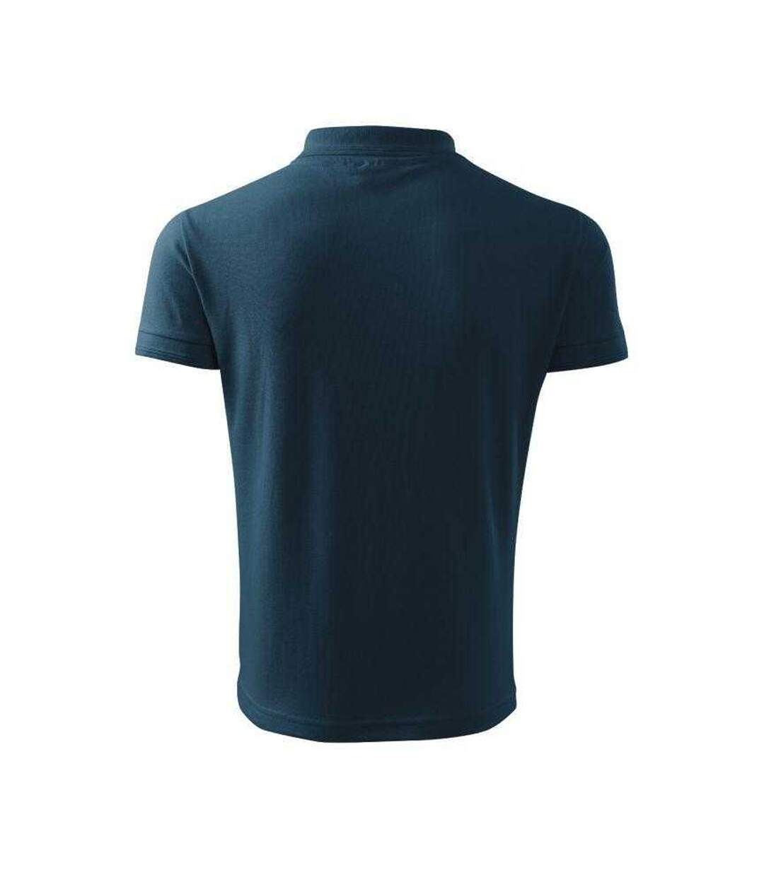 Polo Homme Bleu Marine Foncé Malfini-2