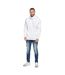 Mens Venmark Snood Collar Hoodie White Juice-4