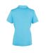 Polo coolchecker femme turquoise vif Premier