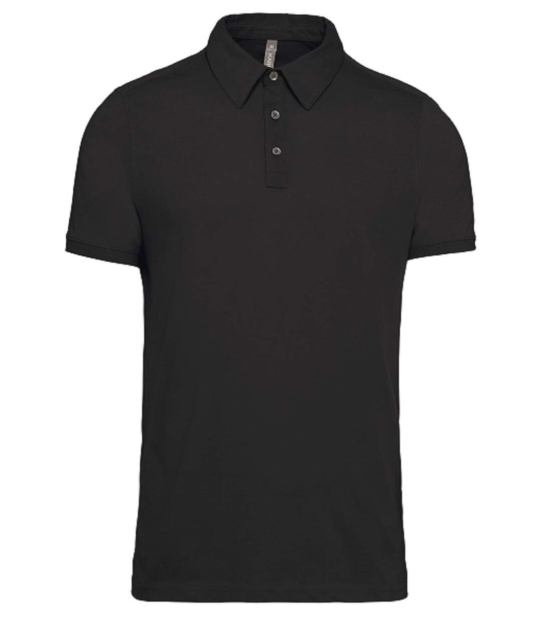 Polo jersey manches courtes - Homme - K262 - noir-2