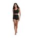 Womens/ladies Crop Bikini Top Black Be You-1