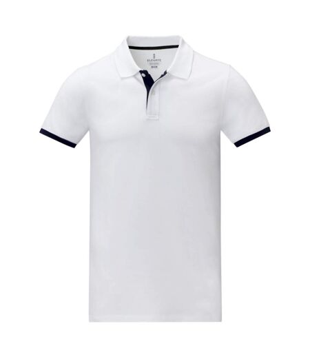 Elevate Mens Morgan Short-Sleeved Polo Shirt (White) - UTPF3821