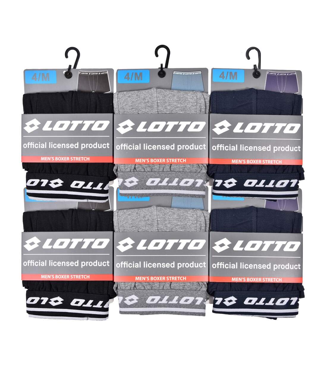 Boxer homme LOTTO - Pack de 6-3