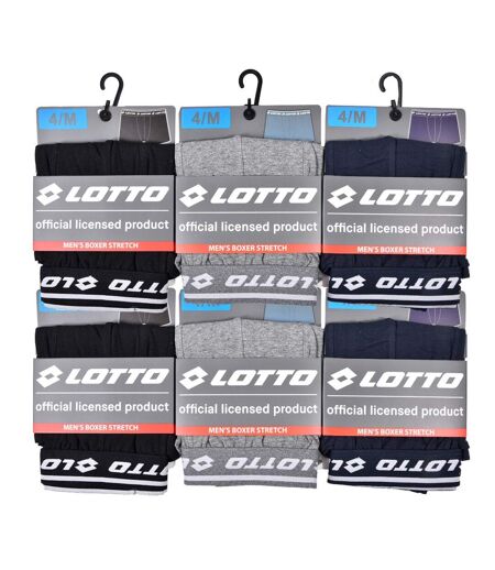 Boxer homme LOTTO - Pack de 6