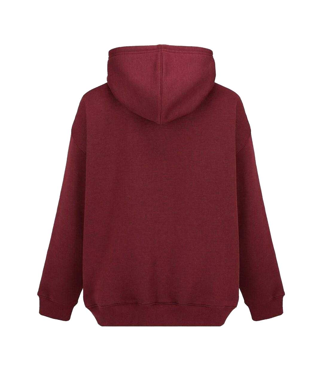 Womens/ladies Sport Hoodie Burgundy Slazenger-2