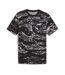 T-Shirt noir/gris homme puma camo - l-1