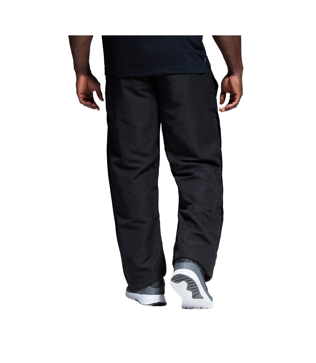 Mens Stadium Open Hem Tracksuit Bottoms Black Canterbury-3