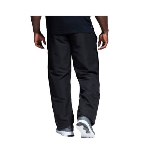 Mens Stadium Open Hem Tracksuit Bottoms Black Canterbury