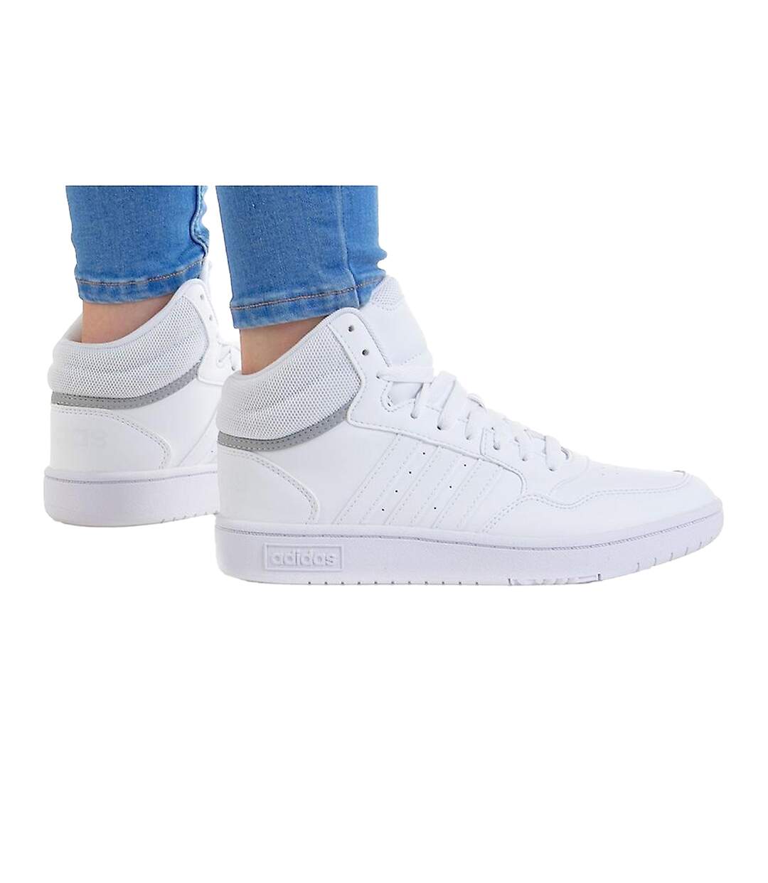 Baskets Hoops 3.0 Adulte Blanc Blanc Adidas-3