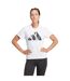 T-shirt Motif/style Logo Run It Love Femme Blanc Adidas-4