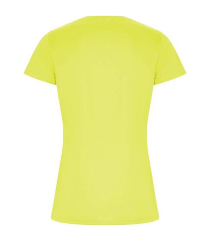 T-shirt imola femme jaune fluo Roly Roly