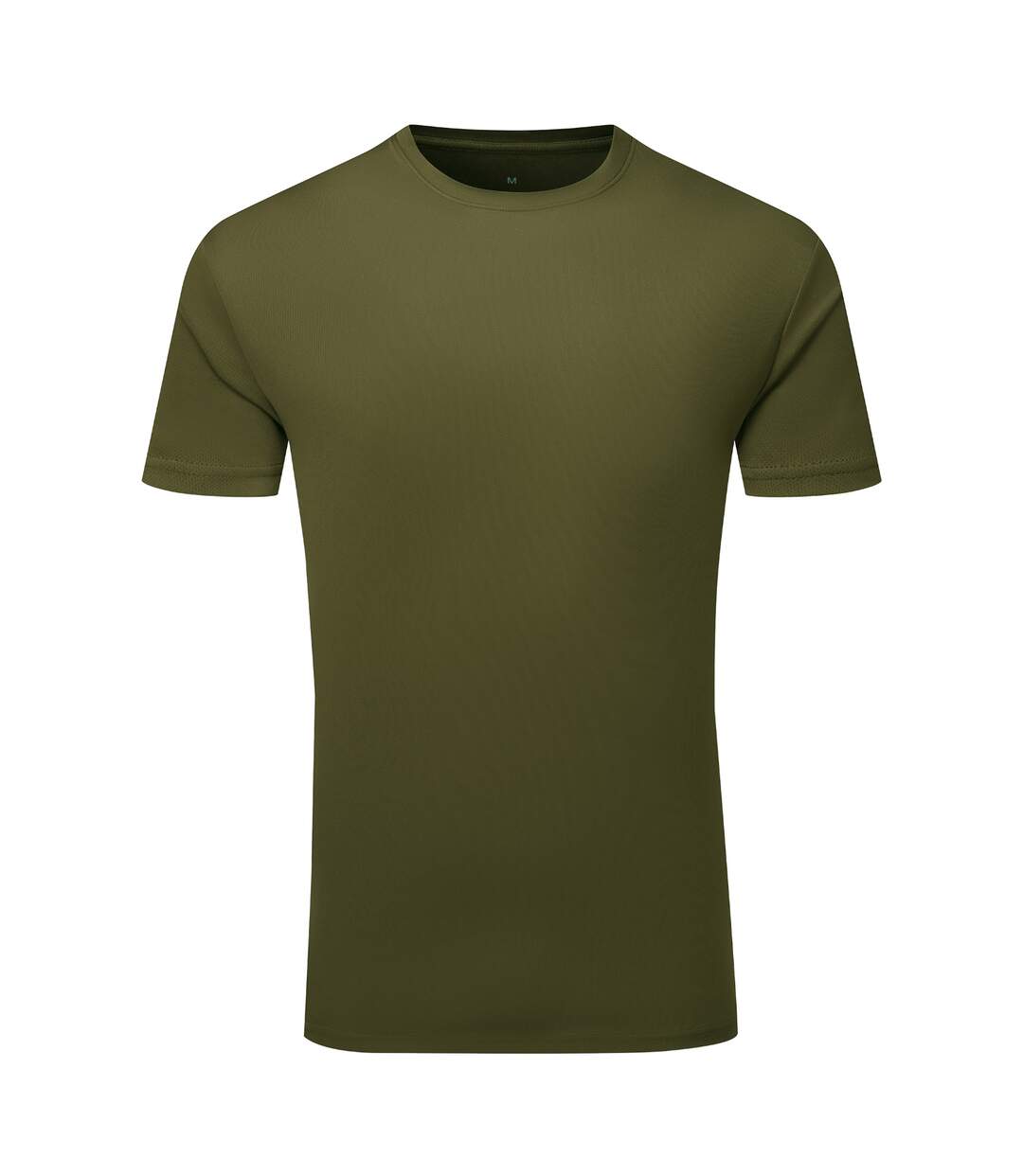 Mens Textured Recycled T-shirt Olive TriDri-1