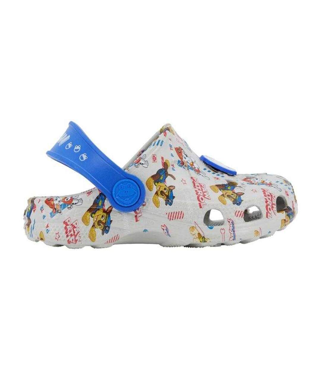 Sabots Été Motif/style La Pat´patrouille Enfant Blanc Bleu Coqui-3