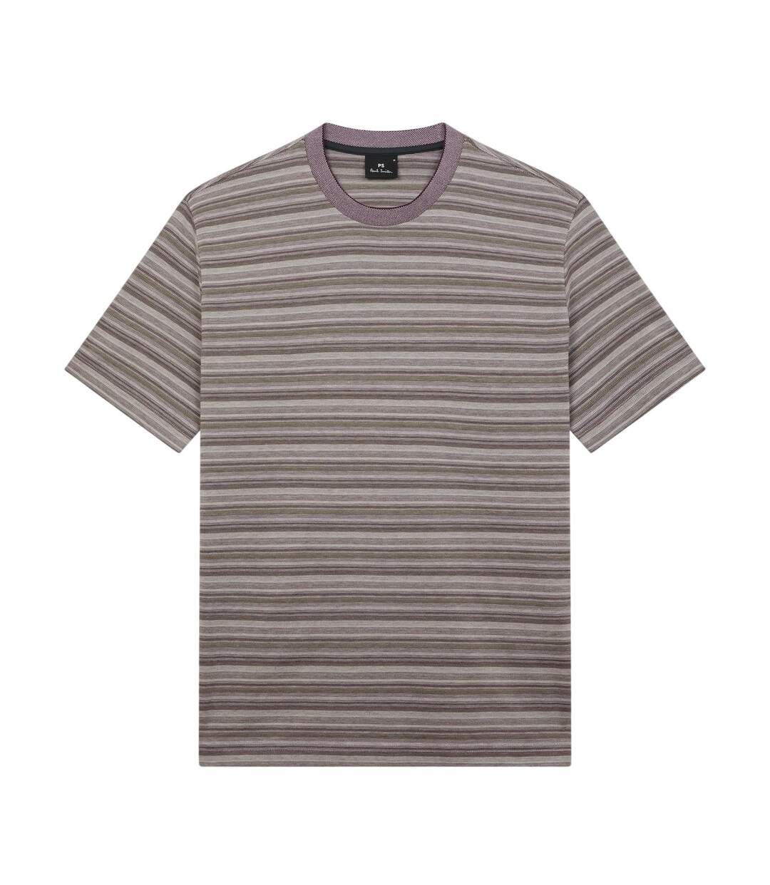T-shirt Motif/style À Rayures Homme Vert Paul Smith-2