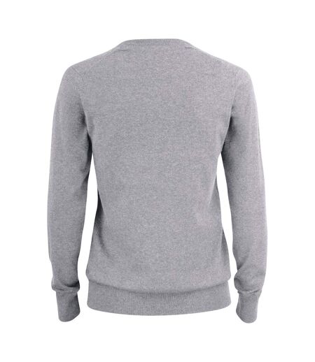 Womens/ladies oakville crew neck sweatshirt grey melange Cutter & Buck