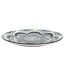 Lot de 6 Assiettes Plates Mandala 26cm Bleu-2