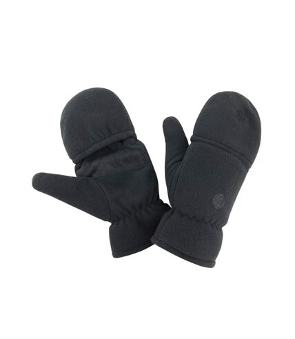 Result Unisex Winter Essentials Palmgrip Glove-Mitt (Black)