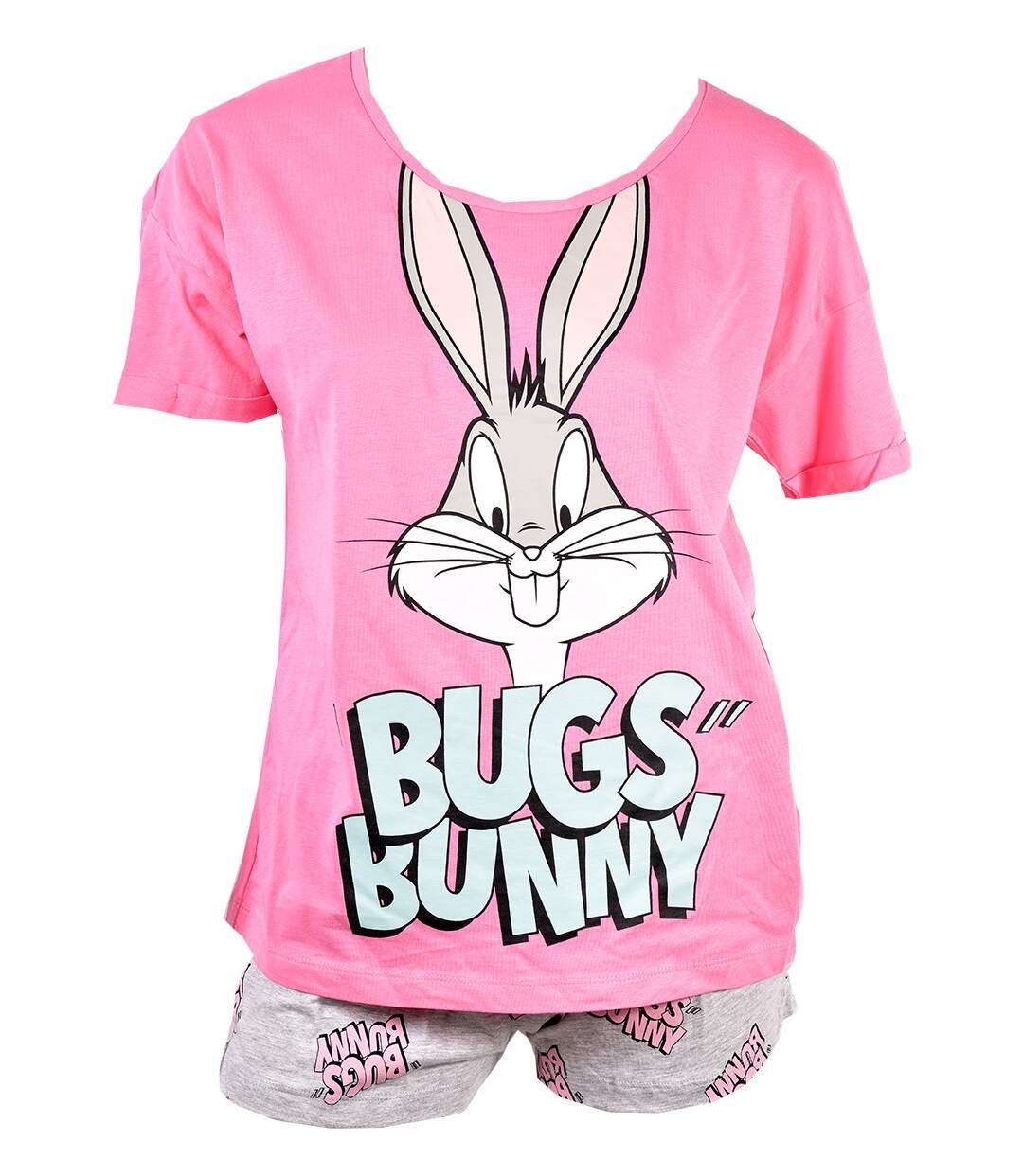 Pyjama Femme LOONEY TUNES EV3526 ROSE BUGS BUNNY