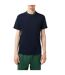 Mens Stripe Pique Stretch T-shirt Blue Lacoste-1