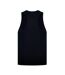 Mens Cotton Sleeveless Vest Top Black Slazenger-2