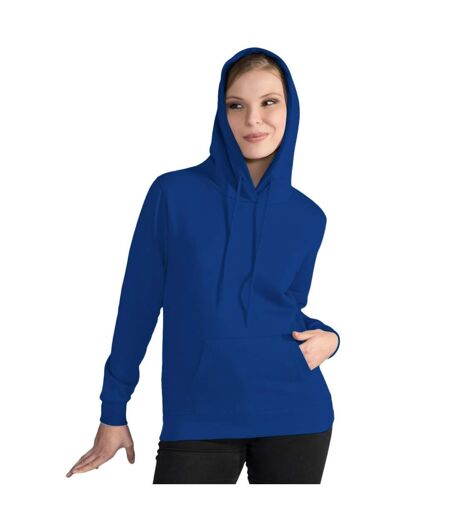 Sweatshirt À Capuche Femme Bleu Roi Gris Clair SG