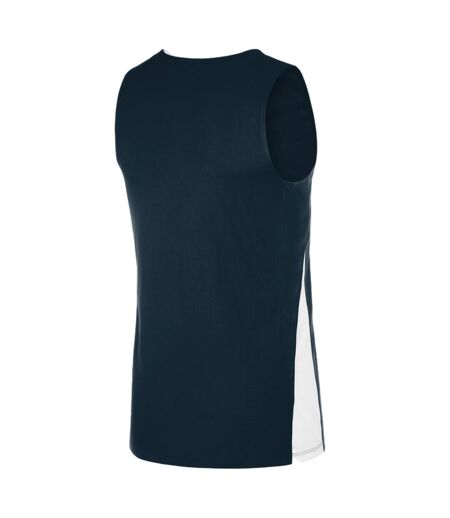 Mens Team V Neck Basketball Jersey Obsidian Blue White Nike