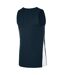 Mens Team V Neck Basketball Jersey Obsidian Blue White Nike-2