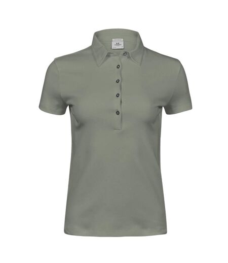 Polo Femme Vert De Gris Tee Jays