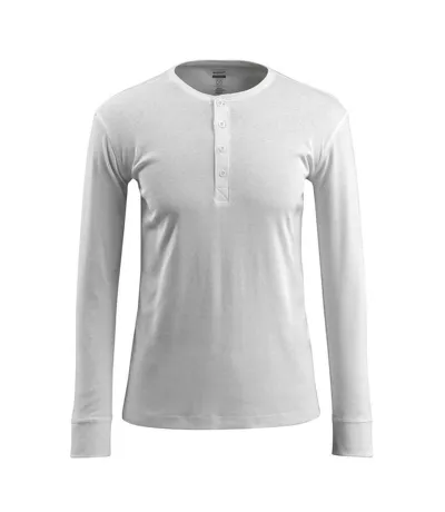 Womens/ladies Crossover Long-sleeved T-shirt White Mascot