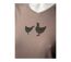 Tee-shirt MAYFLOWER NAPOLI2 beige à sérigraphie poule : confort naturel et style champêtre-4