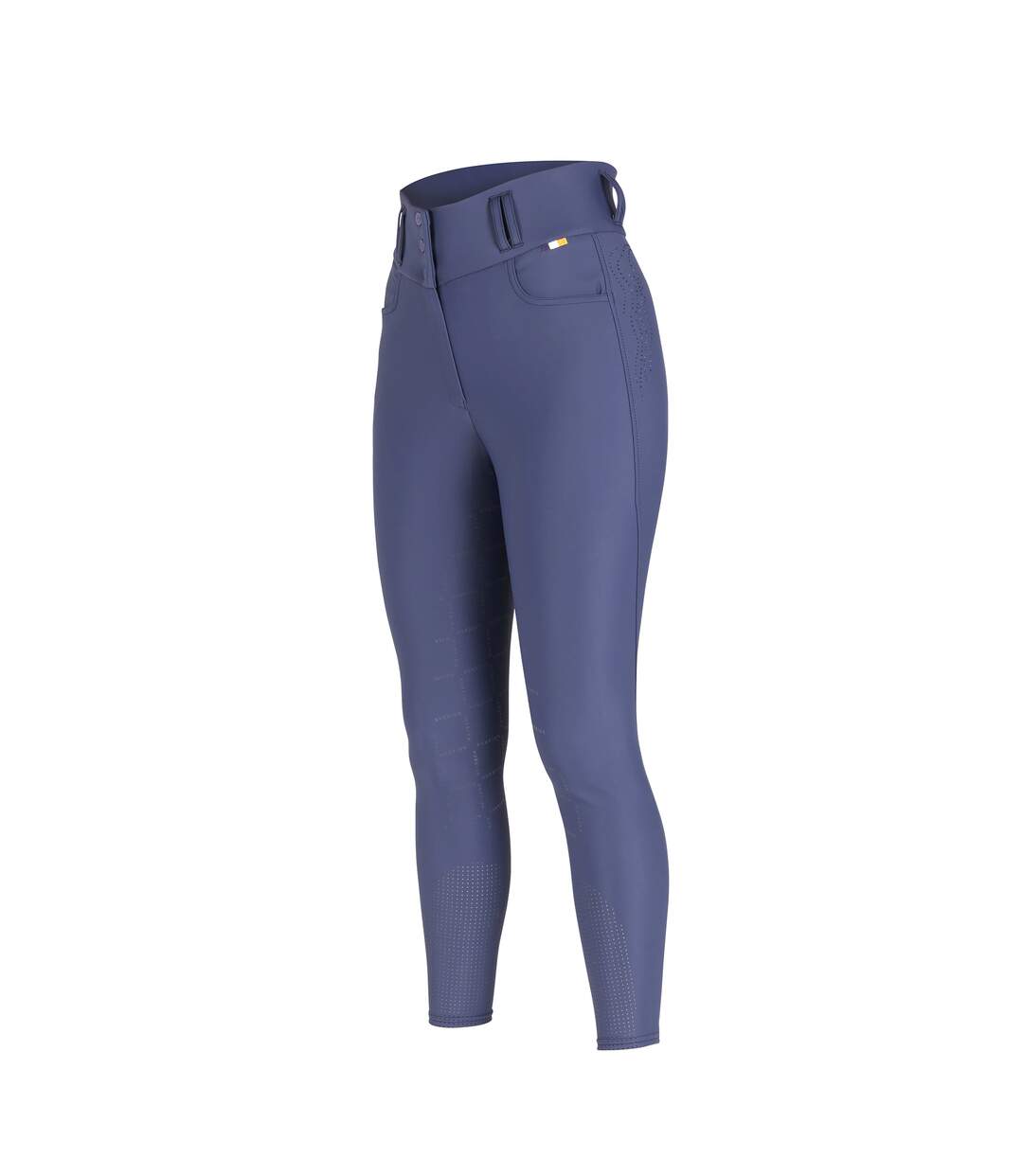 Womens/ladies optima breeches navy Aubrion-1