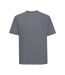 Mens Classic Ringspun Cotton T-shirt Convoy Grey Russell-2