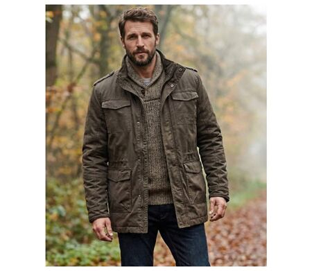 Parka en coton enduit NELSON1T