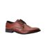 Base London Mens Bertie Leather Derby Shoes (Tan) - UTFS10032