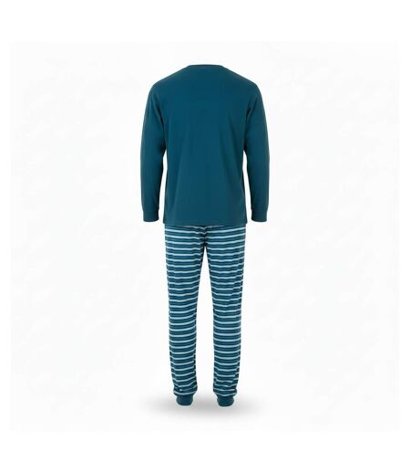OZABI Pyjama Homme Doublé Polaire Écusson Brodé