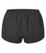 Womens/ladies Tapered Running Shorts Charcoal USA Pro-1