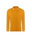 Polo homme moutarde / blanc Awdis-1