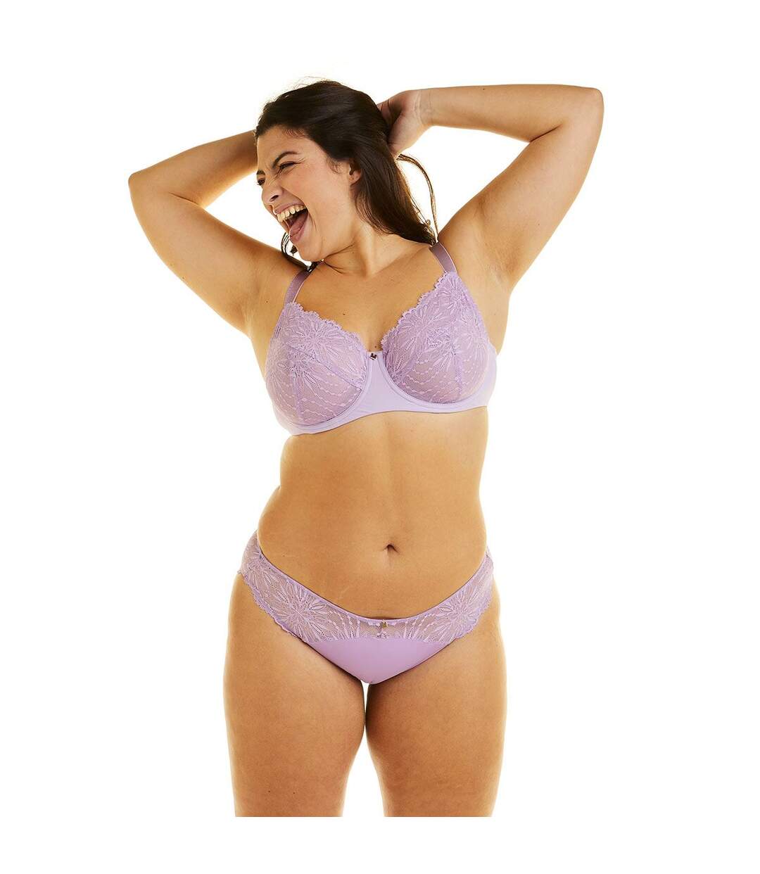 Soutien-gorge à armatures violet Lilas