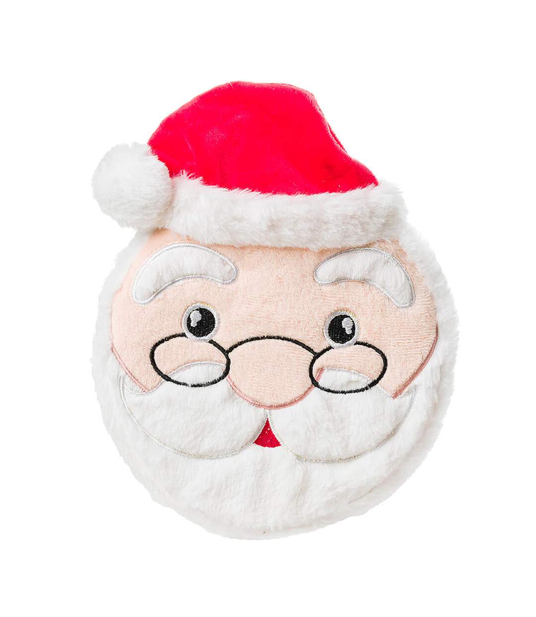 Santa claus christmas dog squeak toy one size red/white House Of Paws-1