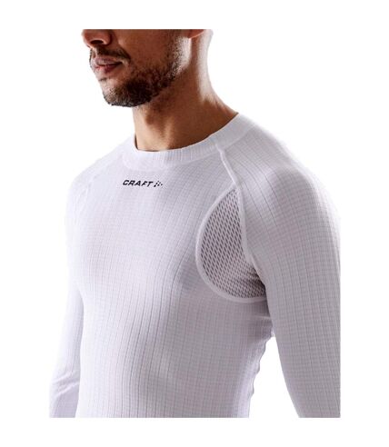 Craft Mens Extreme X Long-Sleeved Active Base Layer Top (White) - UTUB966