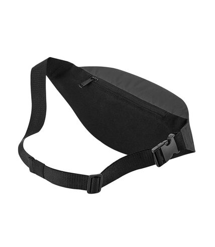 Bagbase Reflective Waist Bag (Black) (One Size) - UTPC6181