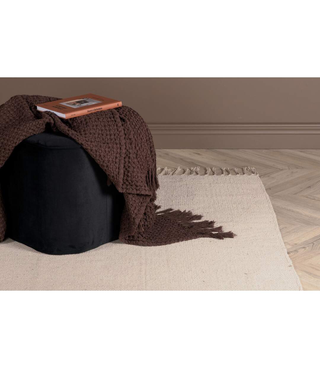 Tapis Déco Panipat 170x240cm Beige-5