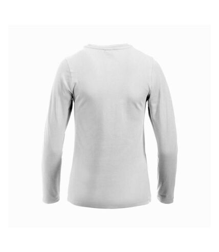 Clique Womens/Ladies Carolina Long-Sleeved T-Shirt (White) - UTUB831